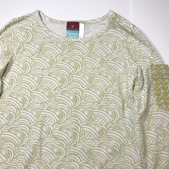 Matilda Jane Heart Soul Pride Character Counts Ropes and Ribbons Top 4Y - Picture 3 of 4